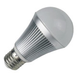 Bec LED E27 9W Glob Mat Aluminiu 220V